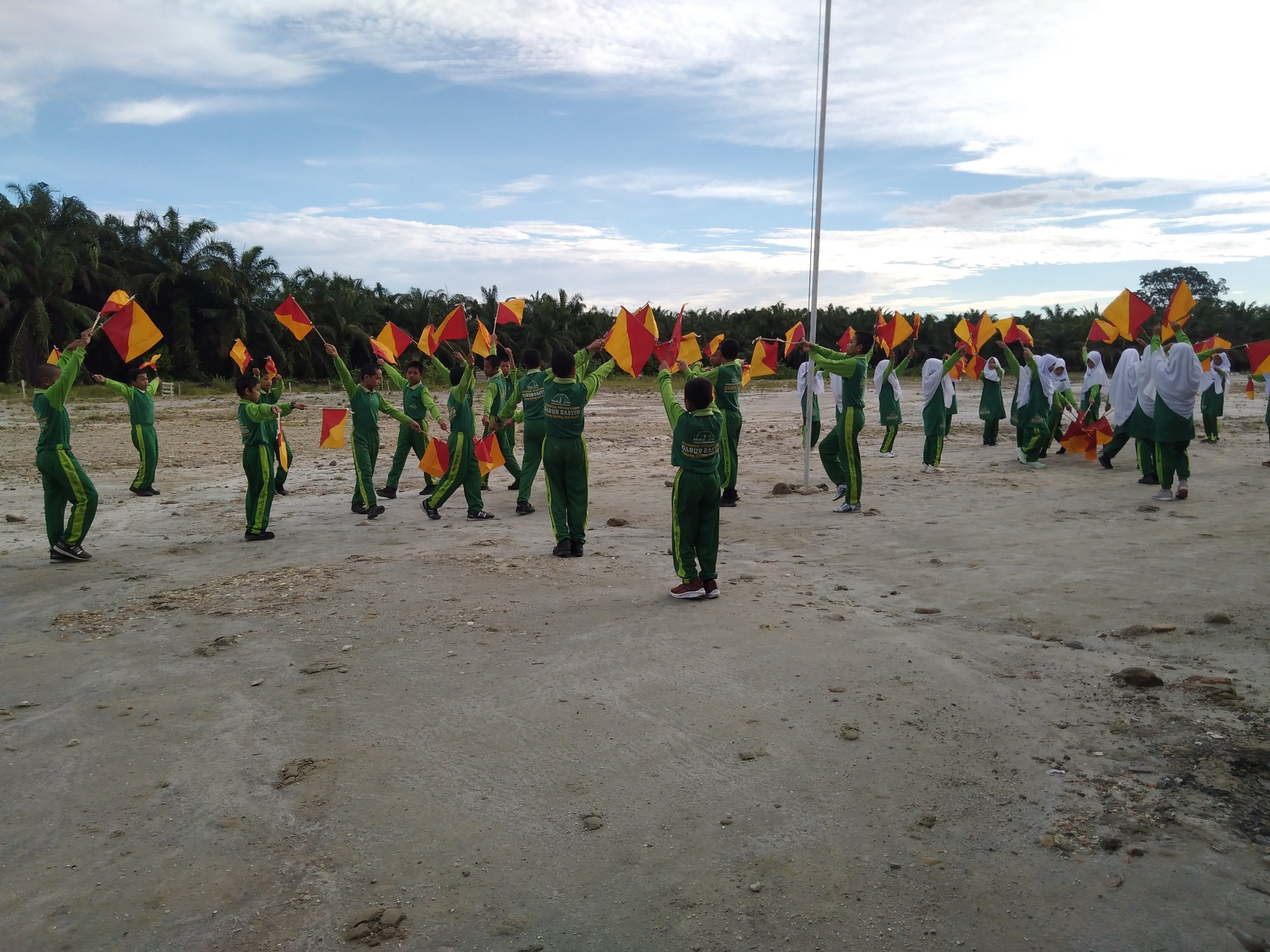 Darur Rasyid Persiapkan Kreasi Semaphore Pada Opening MTR Di Aceh Singkil