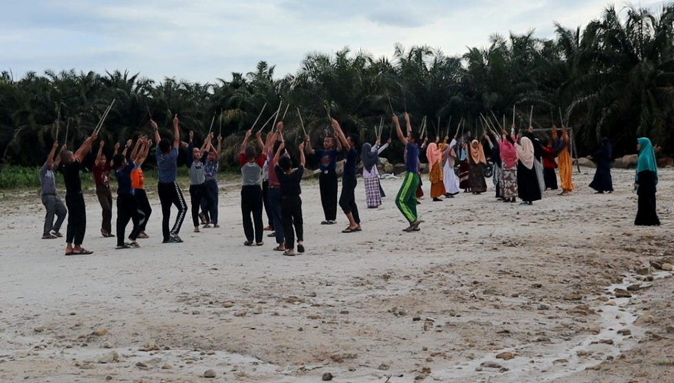 Darur Rasyid Persiapkan Kreasi Semaphore Pada Opening MTR Di Aceh Singkil