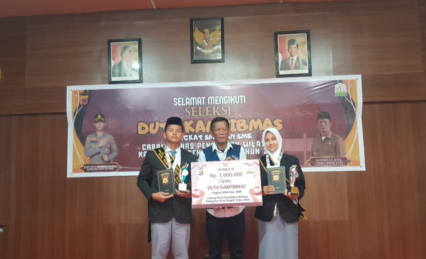 SMA IT Darur Rasyid Raih Prestasi Pada Seleksi Duta Kamtibmas Tingkat SMA/SMK se-Aceh Singkil