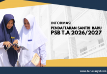 Informasi Pendaftaran Santri Baru Tahun Ajaran 2026/2027 Informasi Pendaftaran Santri Baru Tahun Ajaran 2026/2027